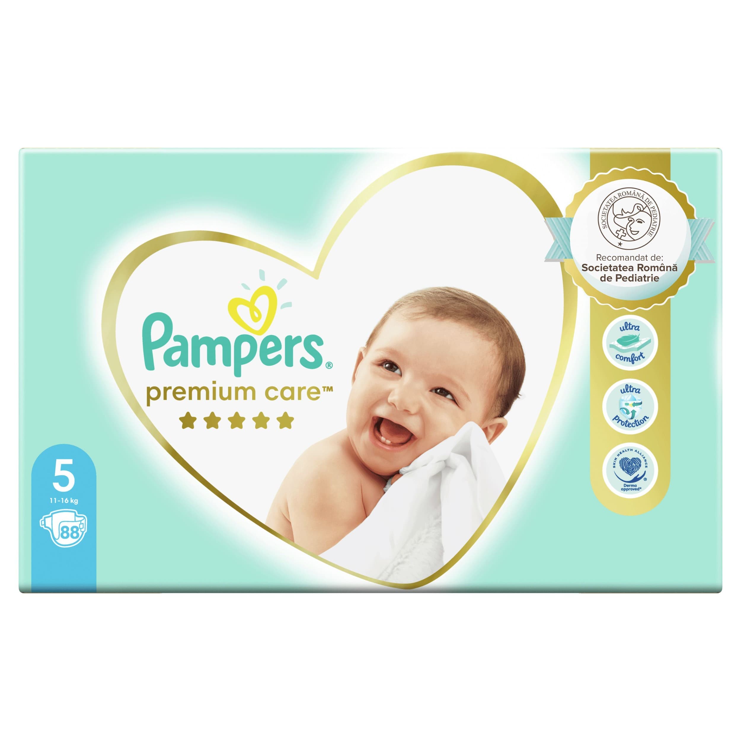 Pampers Premium Care velikost 5 (Junior) 11 – 18 kg 88ks