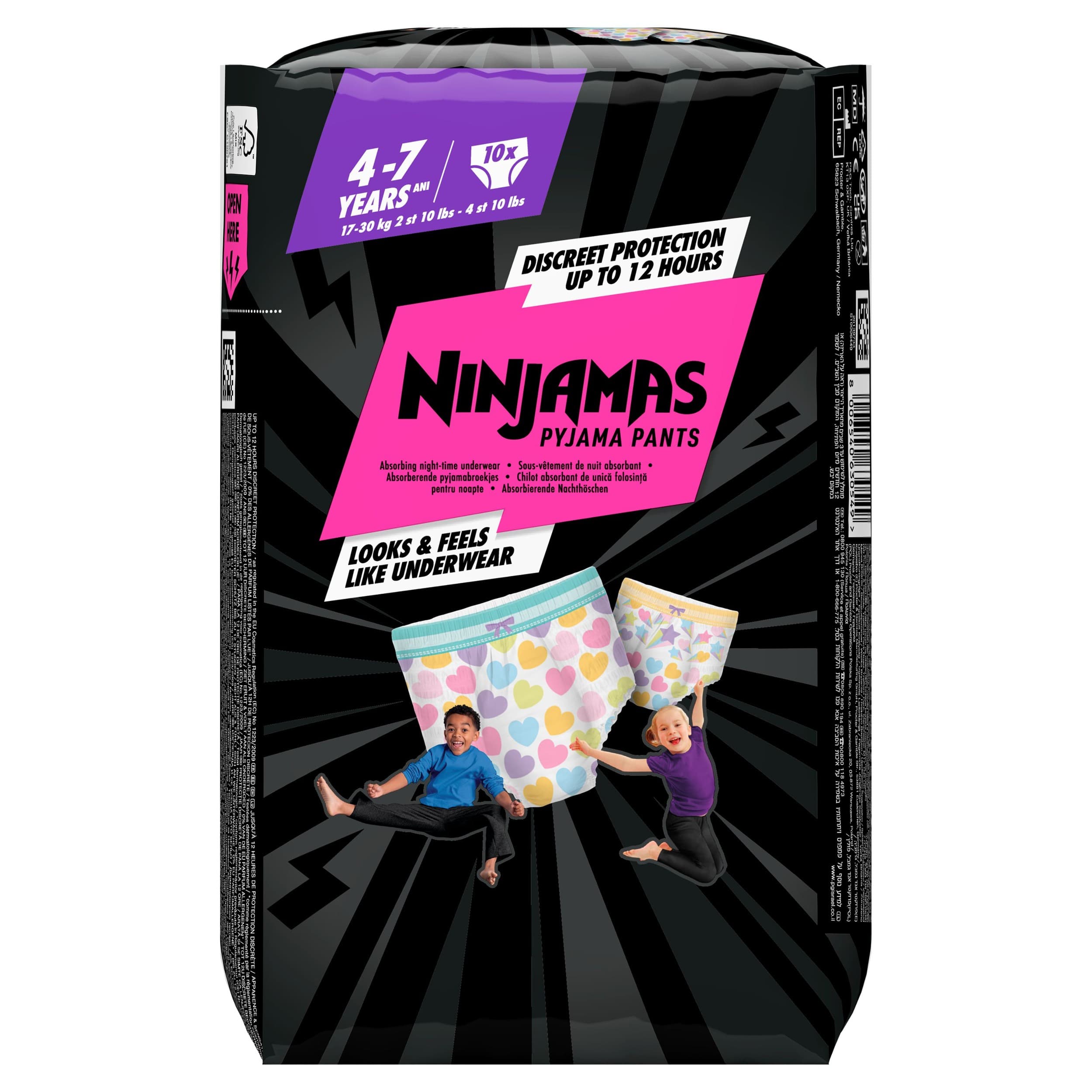 Ninjamas Pyjama Kalh Plenky V7 10ks Heart