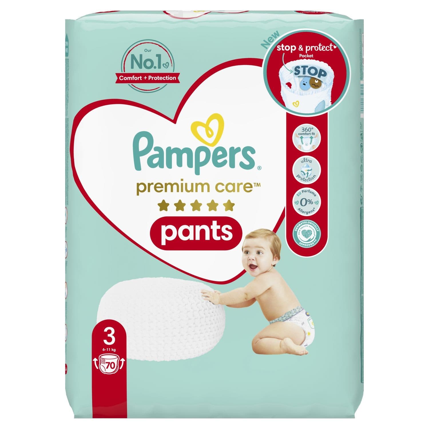 Pampers Premium Pants vel.3 70ks