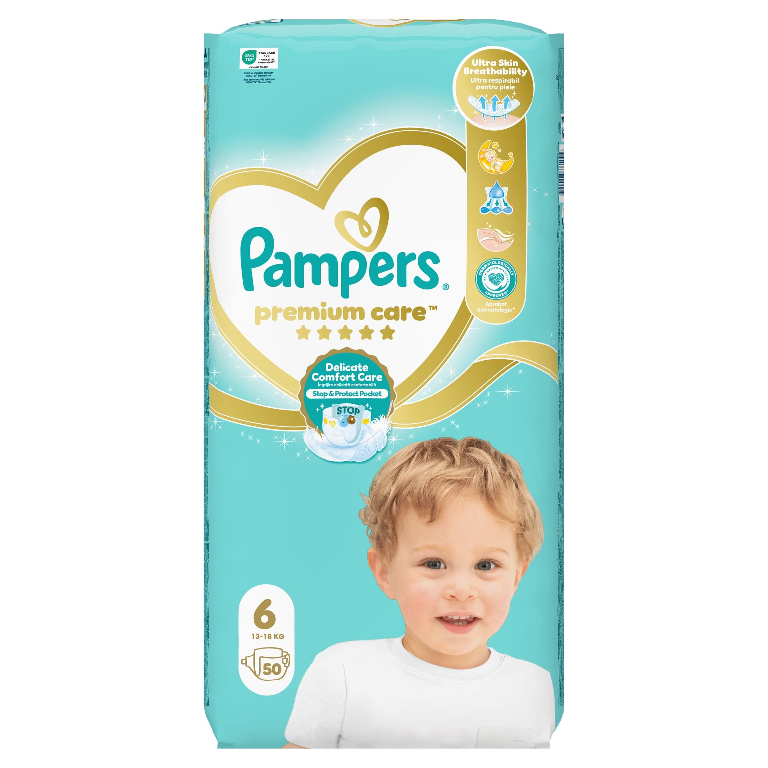 Pampers Premium Care Plenky vel. 6, 50 ks