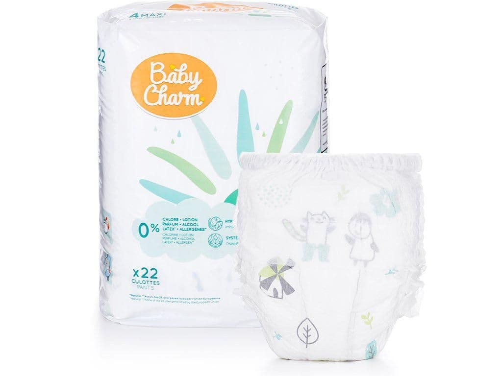 Baby Charm Super Dry Pants vel. 4 Maxi, 9 - 15 kg, 22 ks