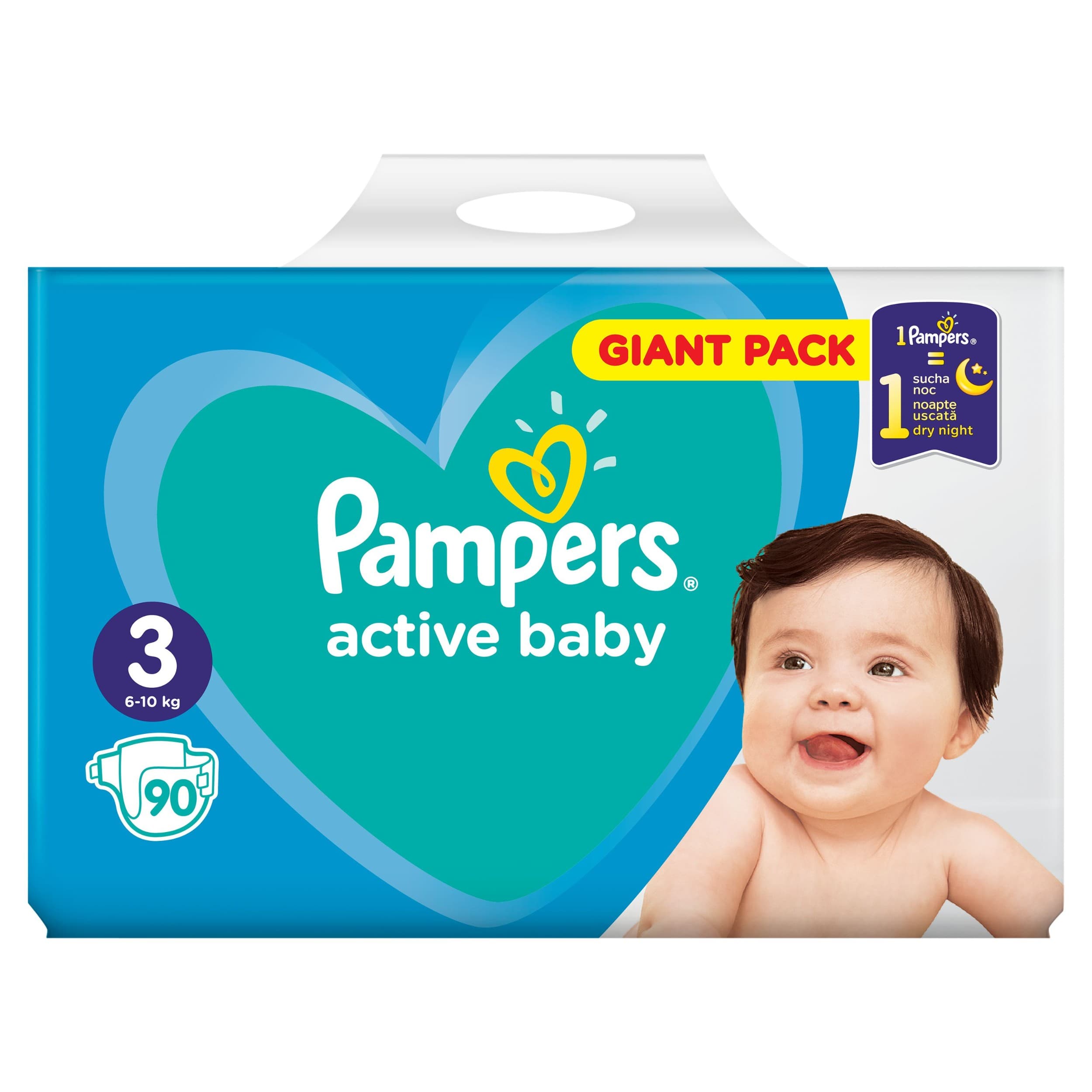 Pampers Active Baby vel.3 (6-10kg) 90ks