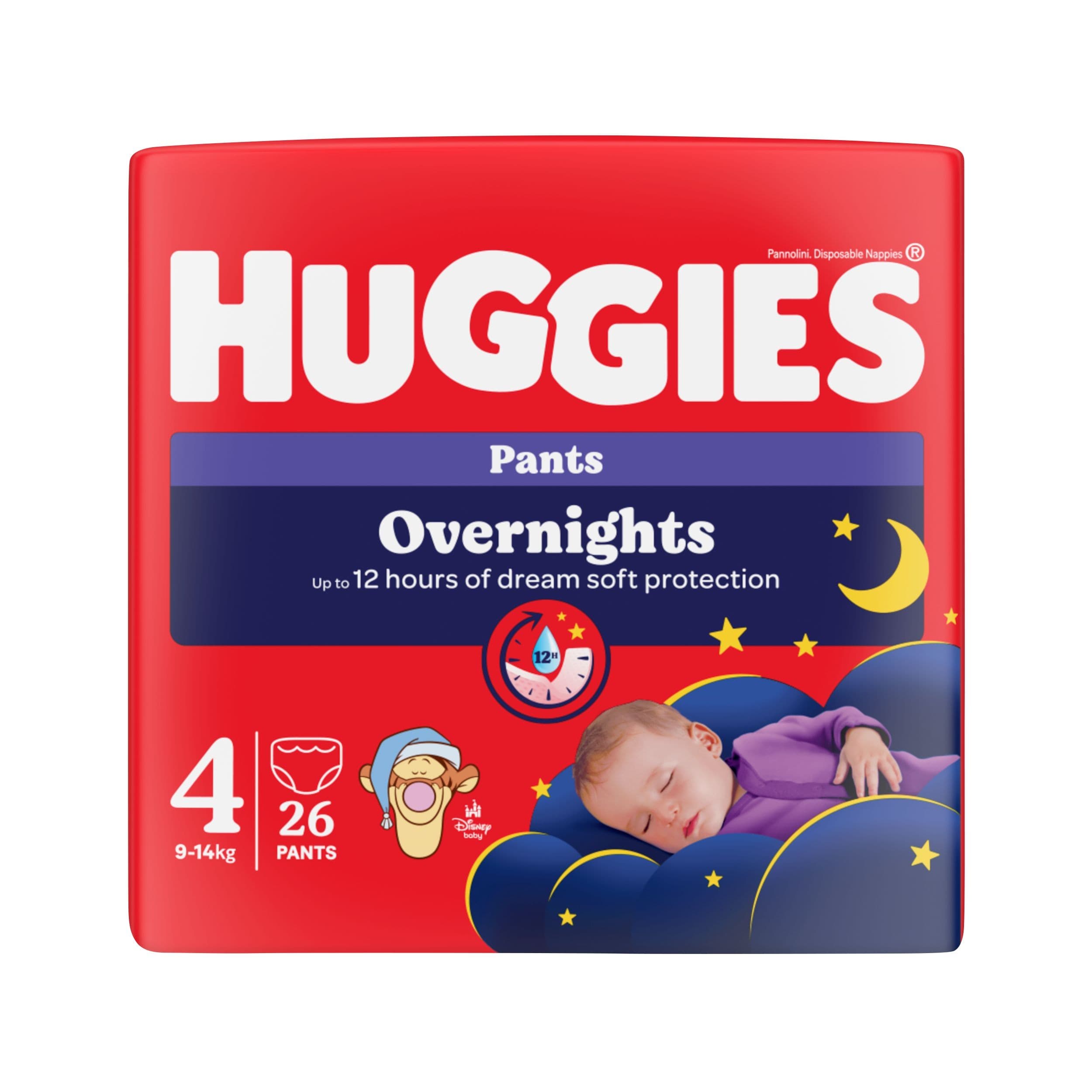 HUGGIES® Overnights Pants vel. 4, 26 ks