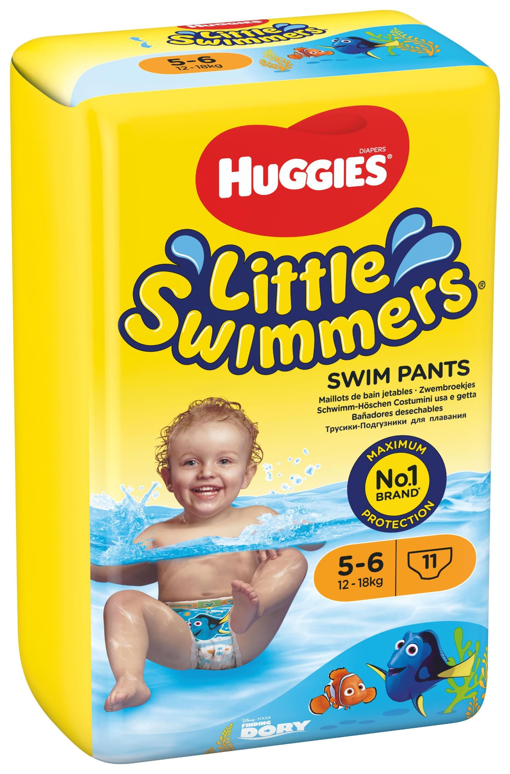 HUGGIES® Little Swimmers natahovací plenky na plavání 5-6 11ks