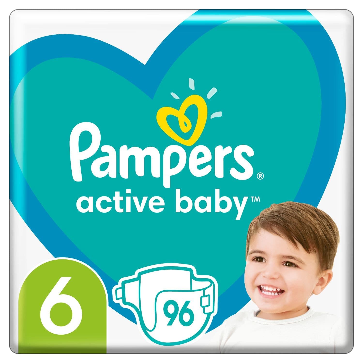 Pampers Active Baby vel. 6 (13–18kg) 96ks