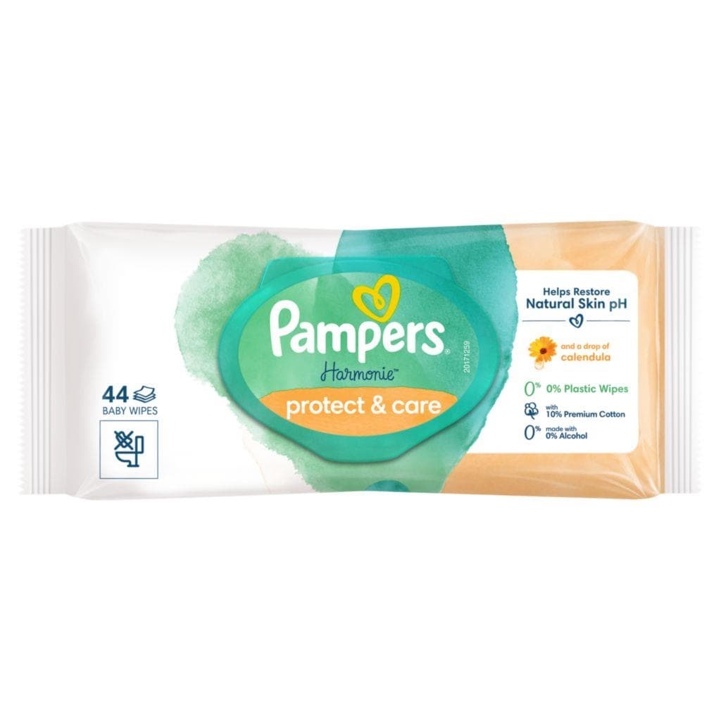 Pampers Ubrousky Harmonie Calendula 44ks