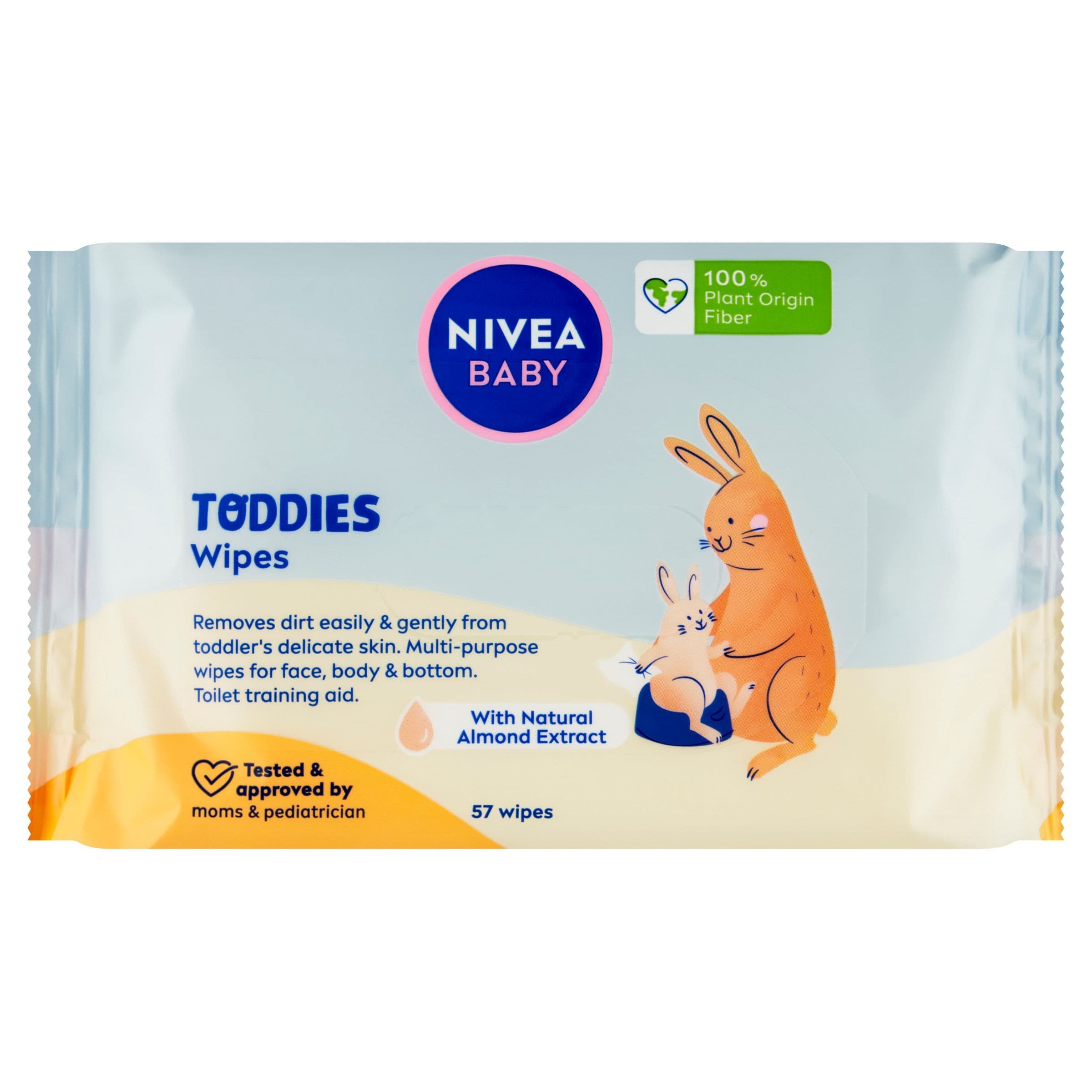 Nivea Baby Ubrousky Toddies 57 ks