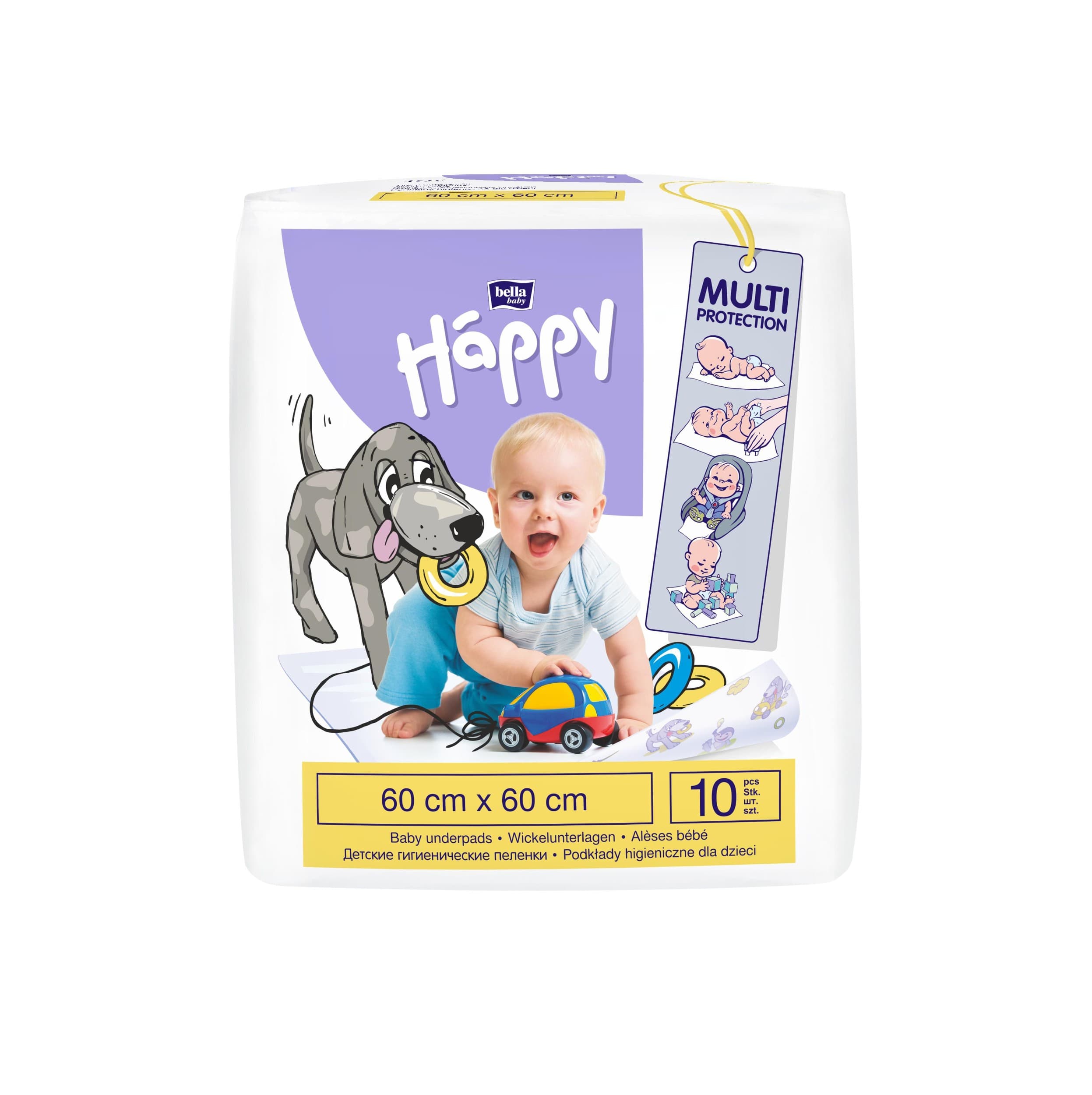 Bella Happy Dětské podložky 60x60 cm 10ks