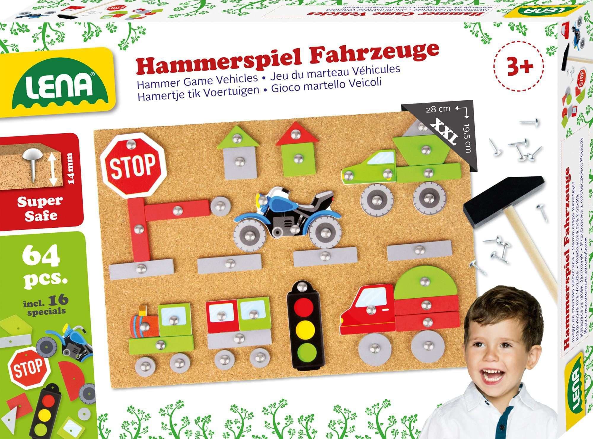 Lena Hra s kladívkem dopravní prostředky