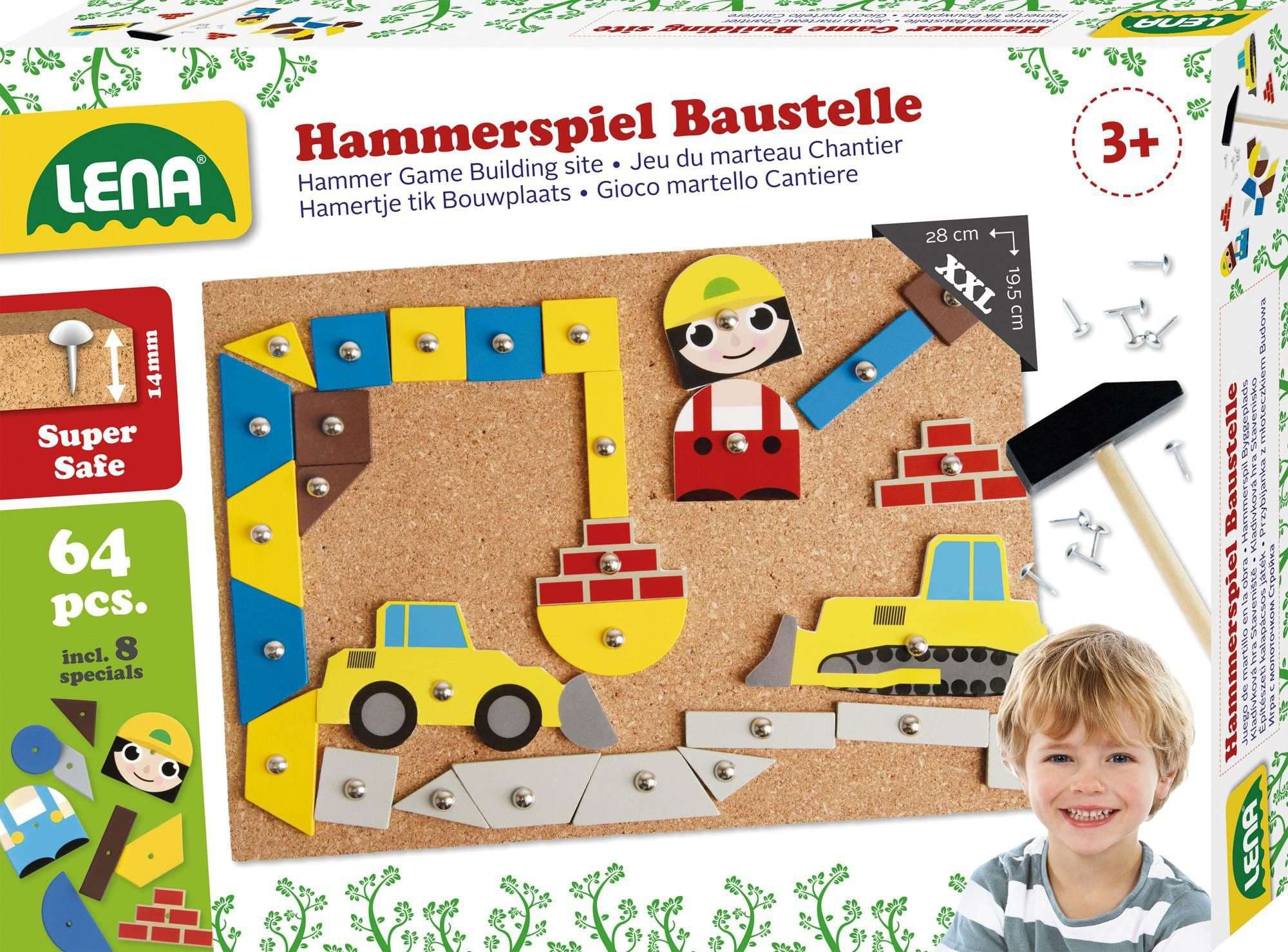 Lena Hra s kladívkem, stavba