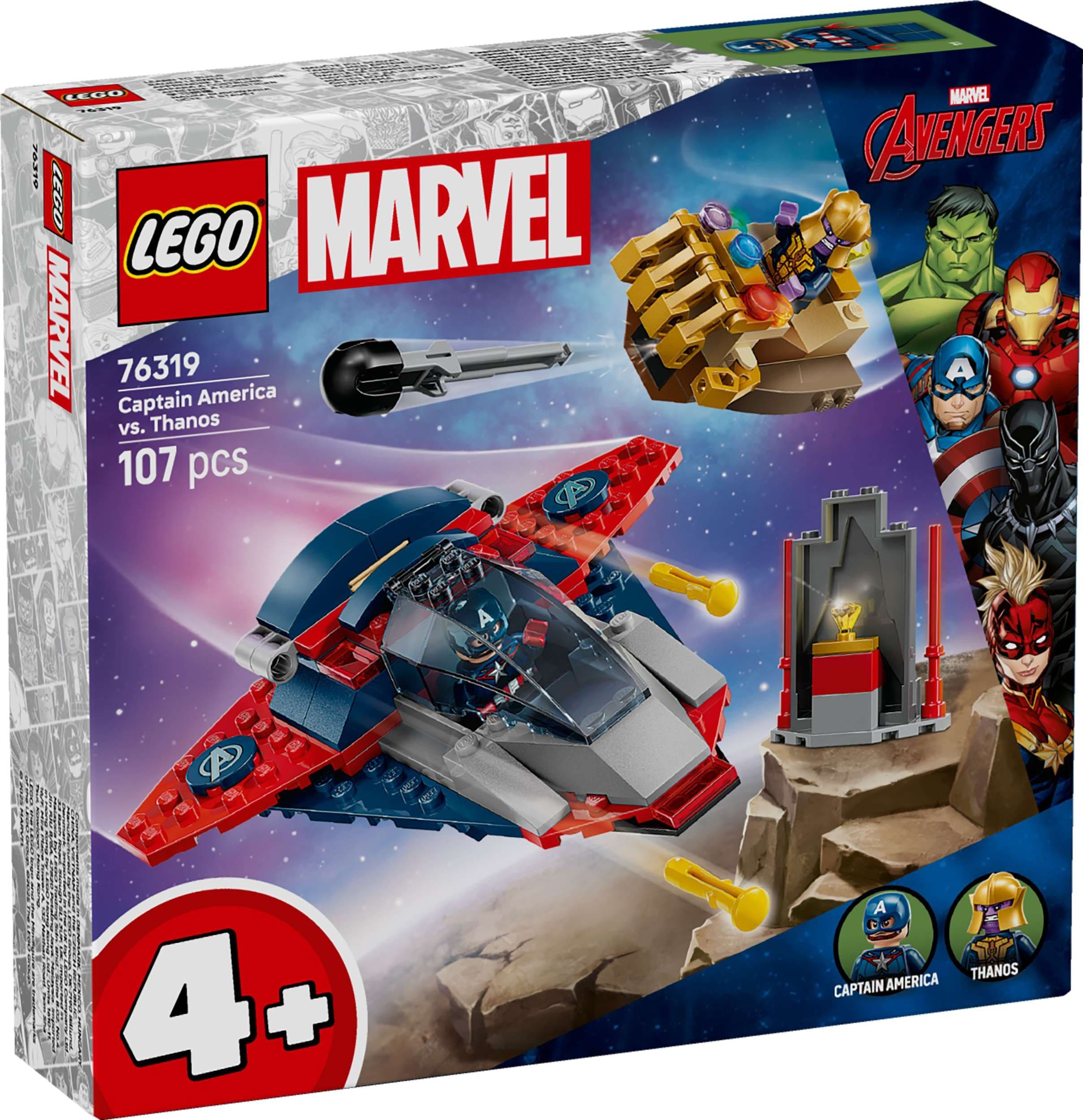 LEGO® Marvel 76319 Kapitán Amerika vs. Thanos