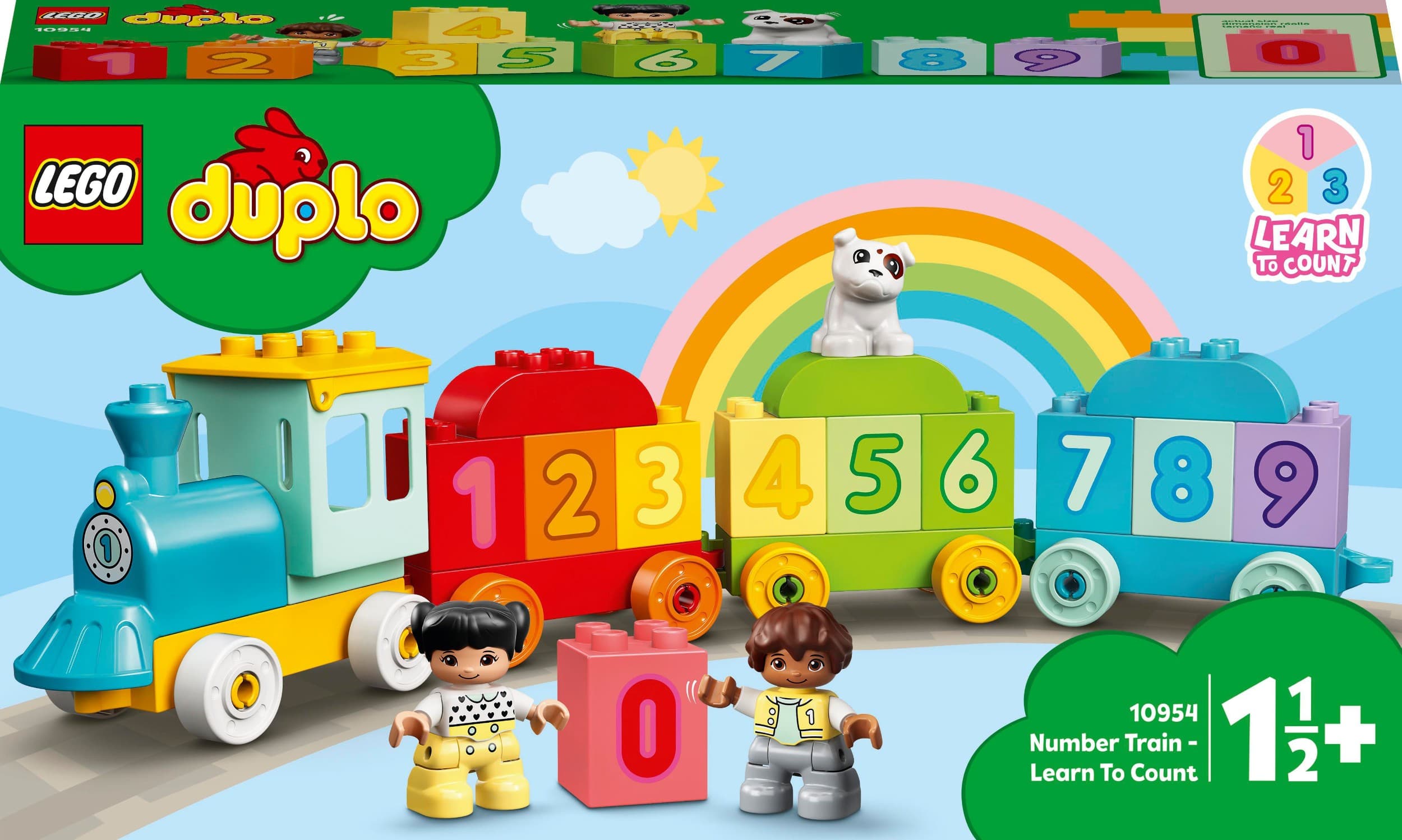 LEGO® Duplo My First 10954 Vláček s čísly – Učíme Se Počítat