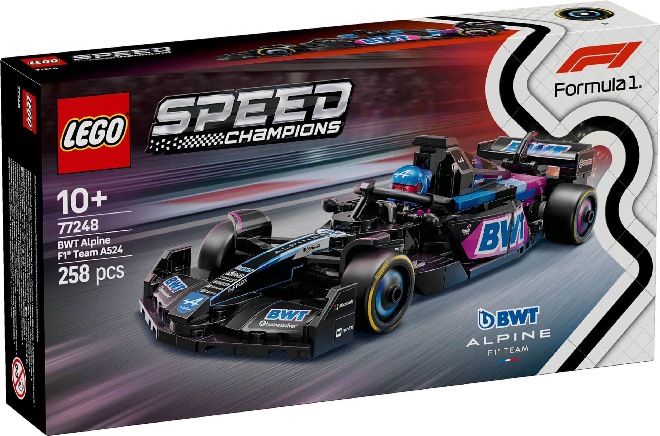 LEGO® Speed Champions 77248 Závodní auto BWT Alpine F1 Team A524