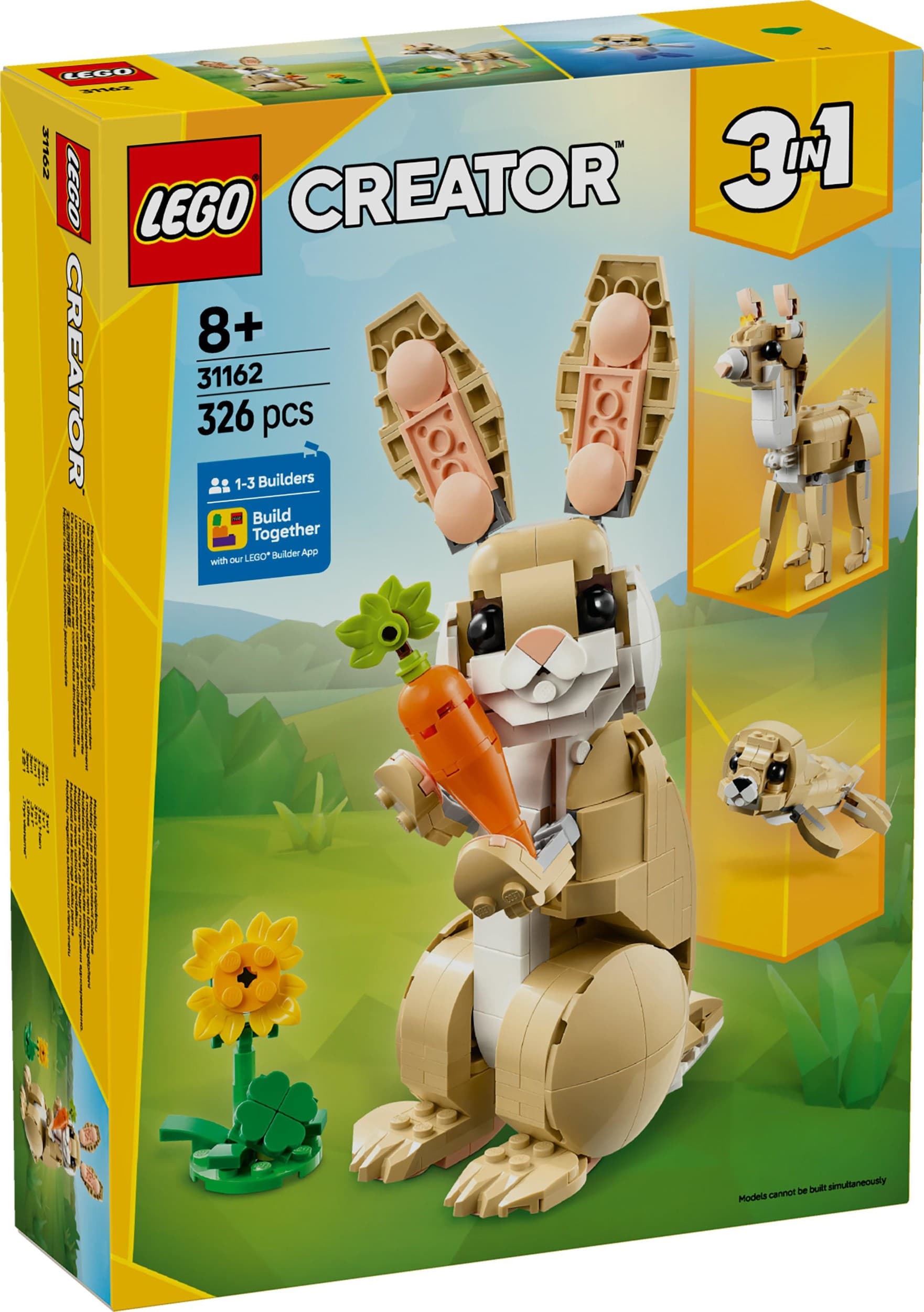 LEGO® Creator 3 v 1 31162 Roztomilý králíček