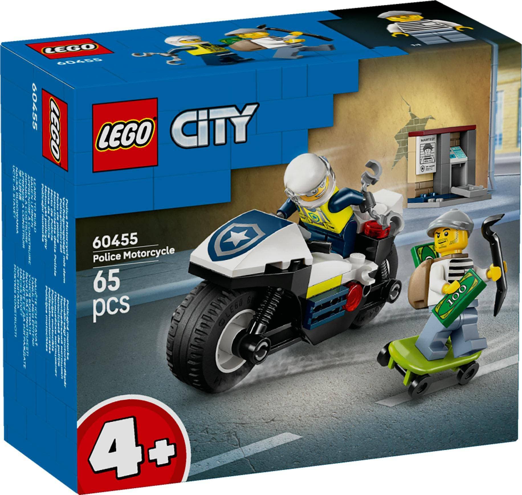 LEGO® City 60455 Honička na policejní motorce