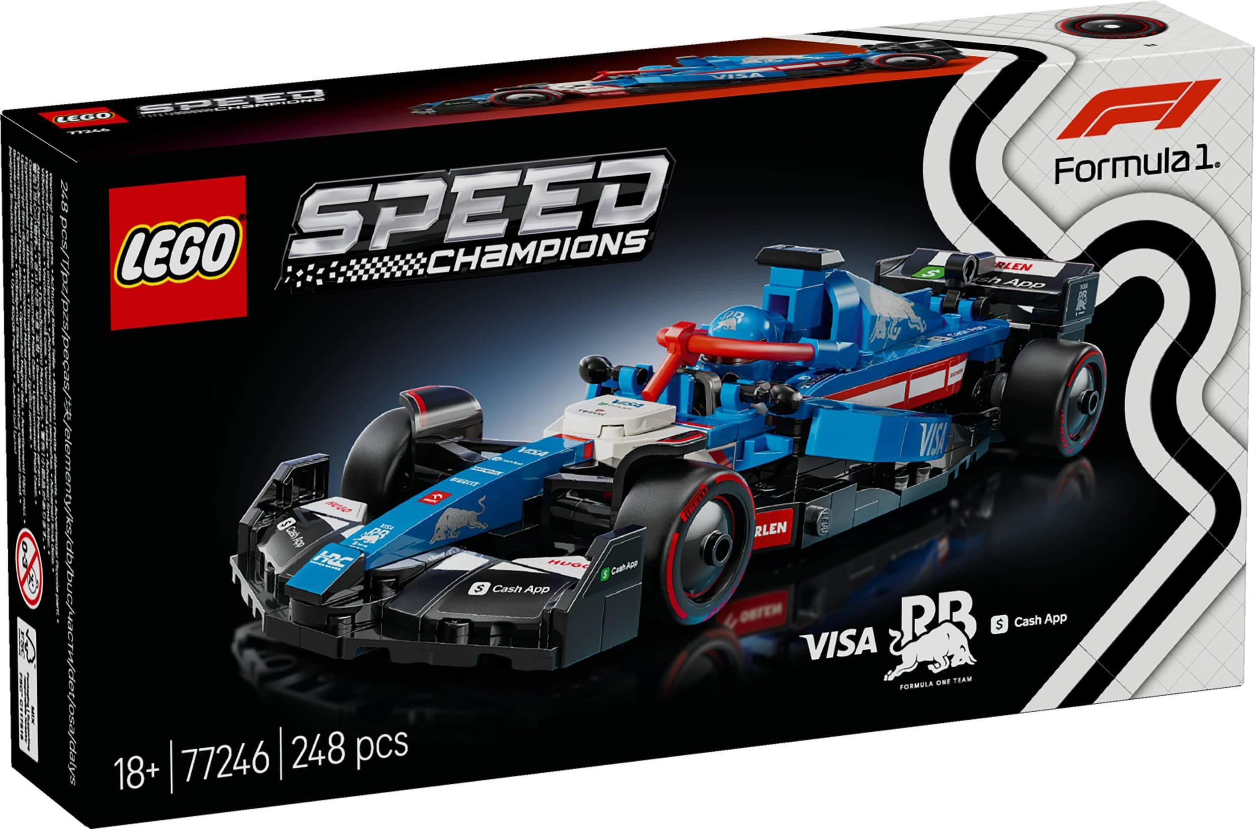 LEGO® Speed Champions 77246 Závodní auto Visa Cash App RB VCARB 01 F1