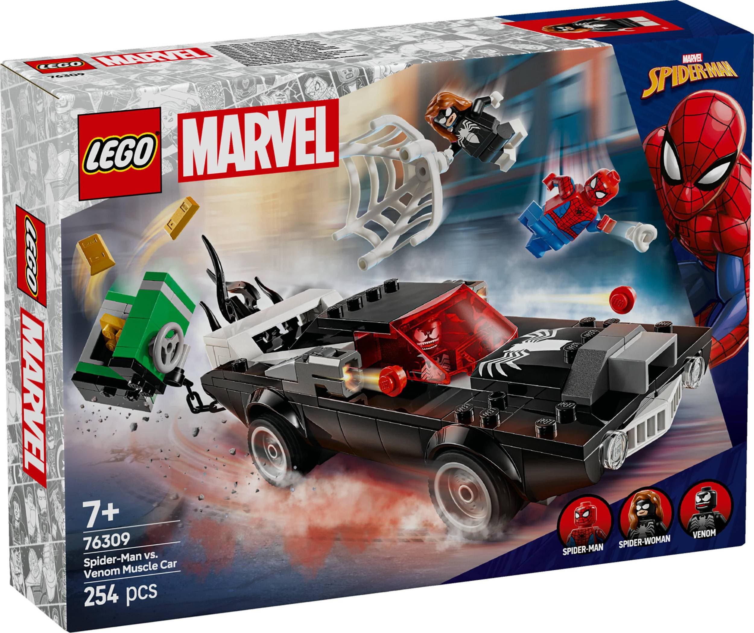LEGO® Marvel 76309 Spider-Man vs. Venomův výkonný sporťák