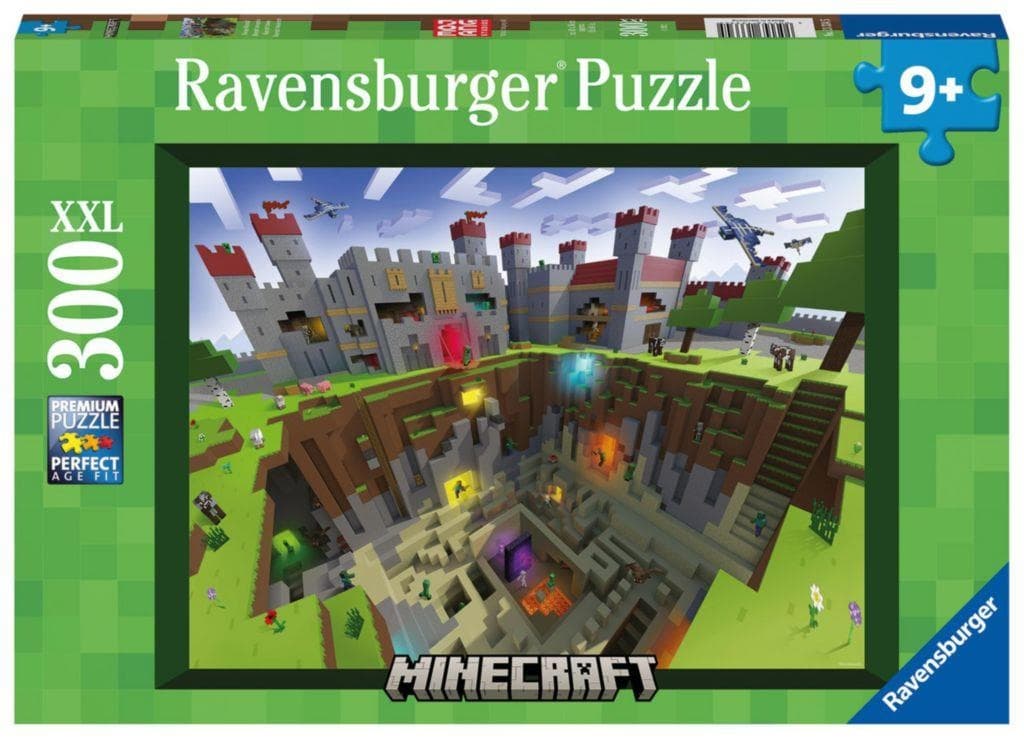 Ravensburger Puzzle 133345 Minecraft 300 dílků