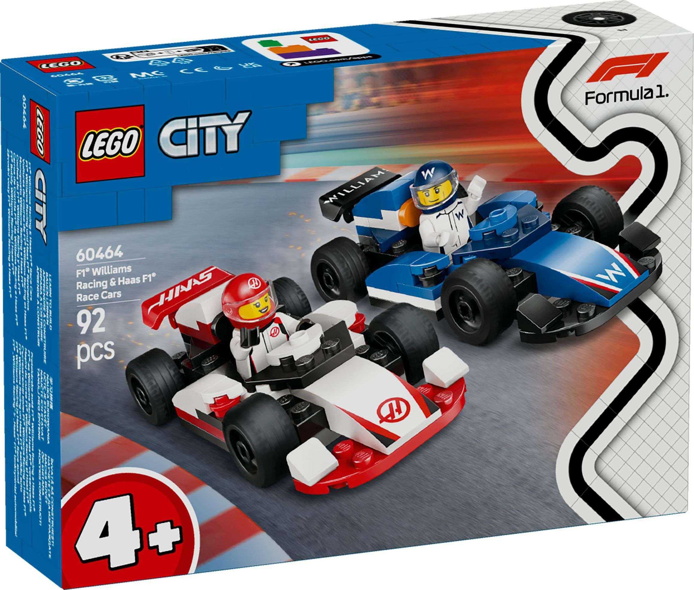 LEGO® City 60464 Závodní vozy F1 Williams Racing a Haas F1