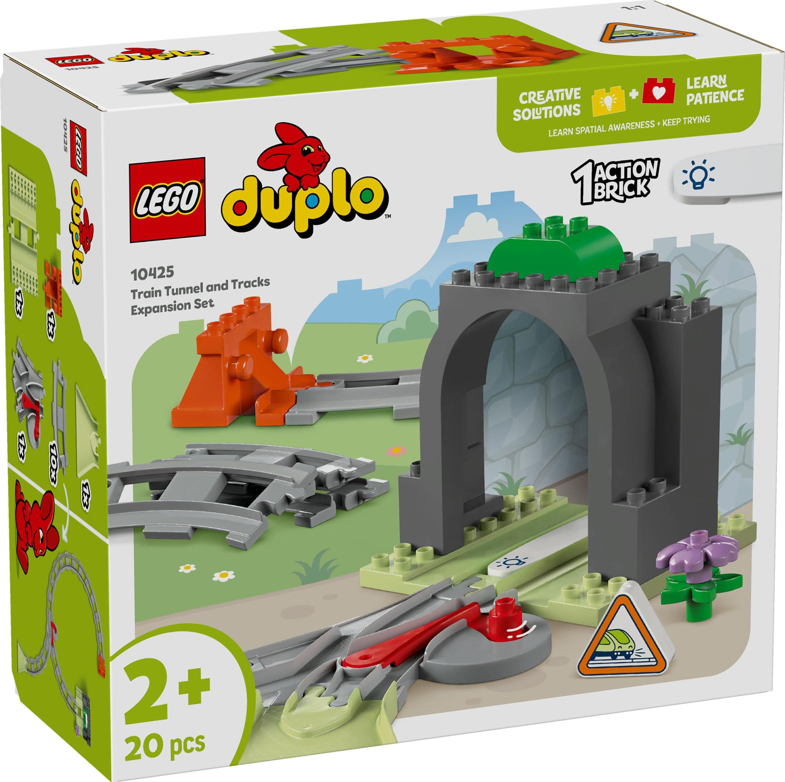 LEGO® Duplo 10425 Železniční tunel a koleje – rozšiřující sada