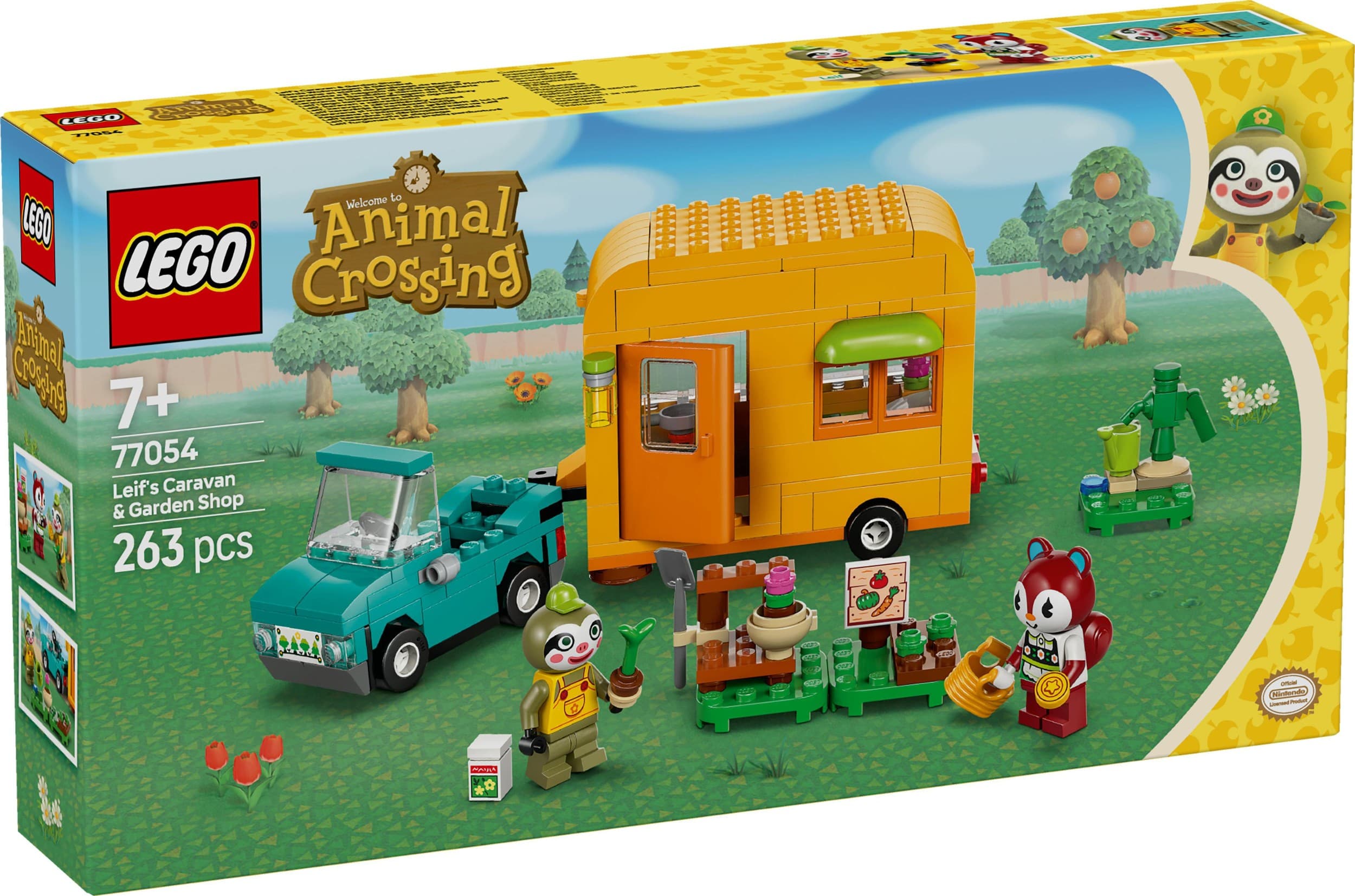 LEGO® Animal Crossing77054 Leif, karavan a zahradnictví