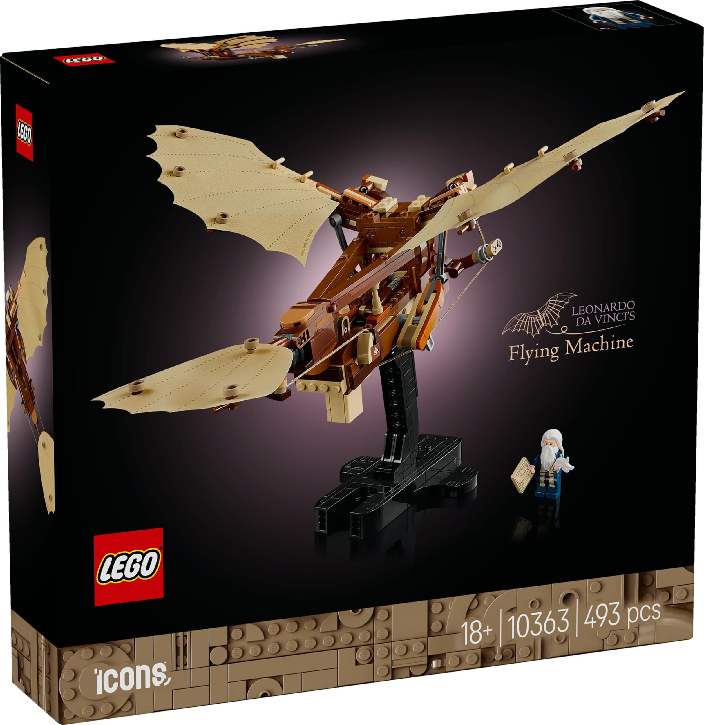 LEGO® Icons 10363 Létající stroj Leonarda da Vinciho