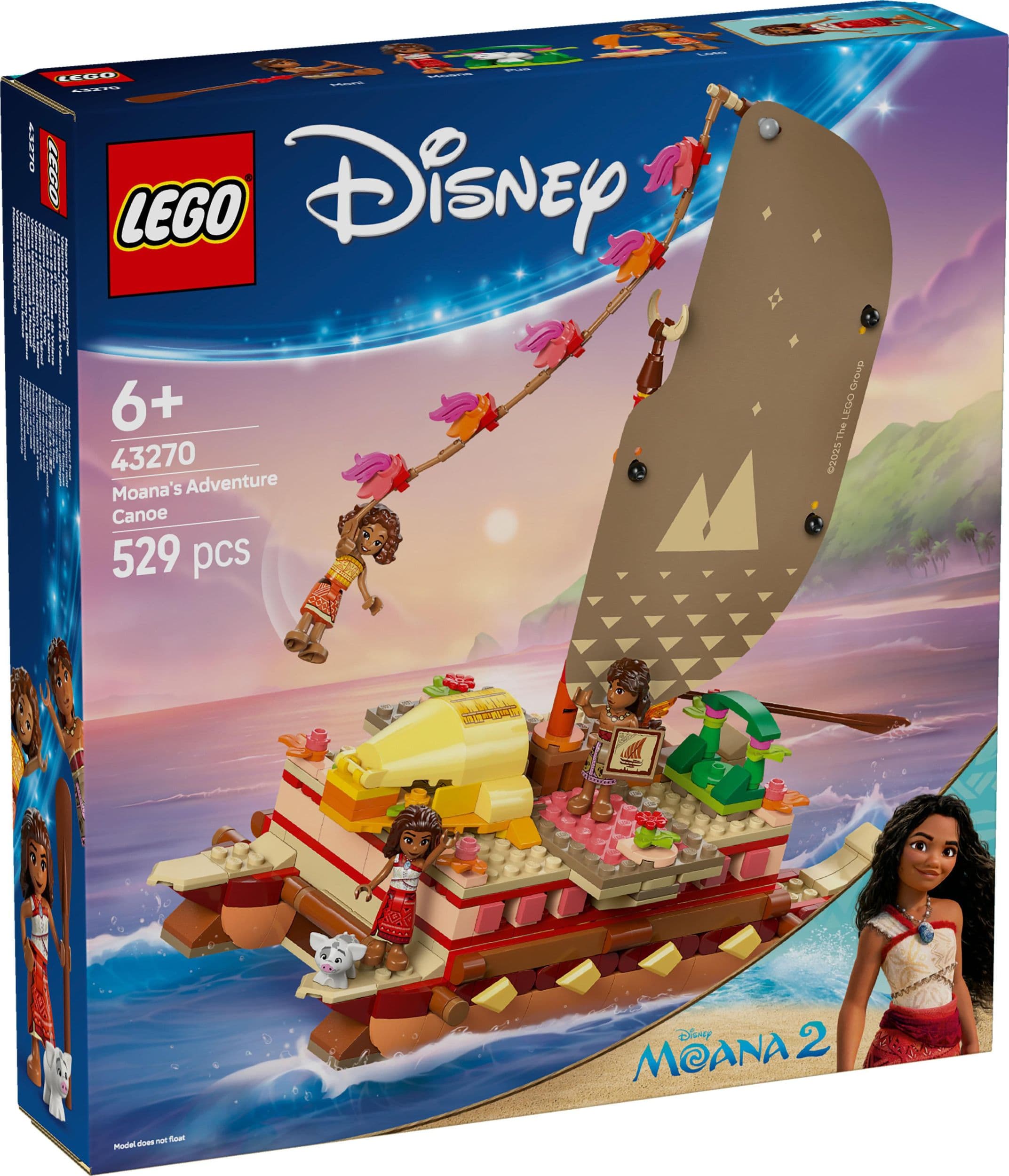 LEGO® Disney 43270 Vaiana a dobrodružství na kánoi