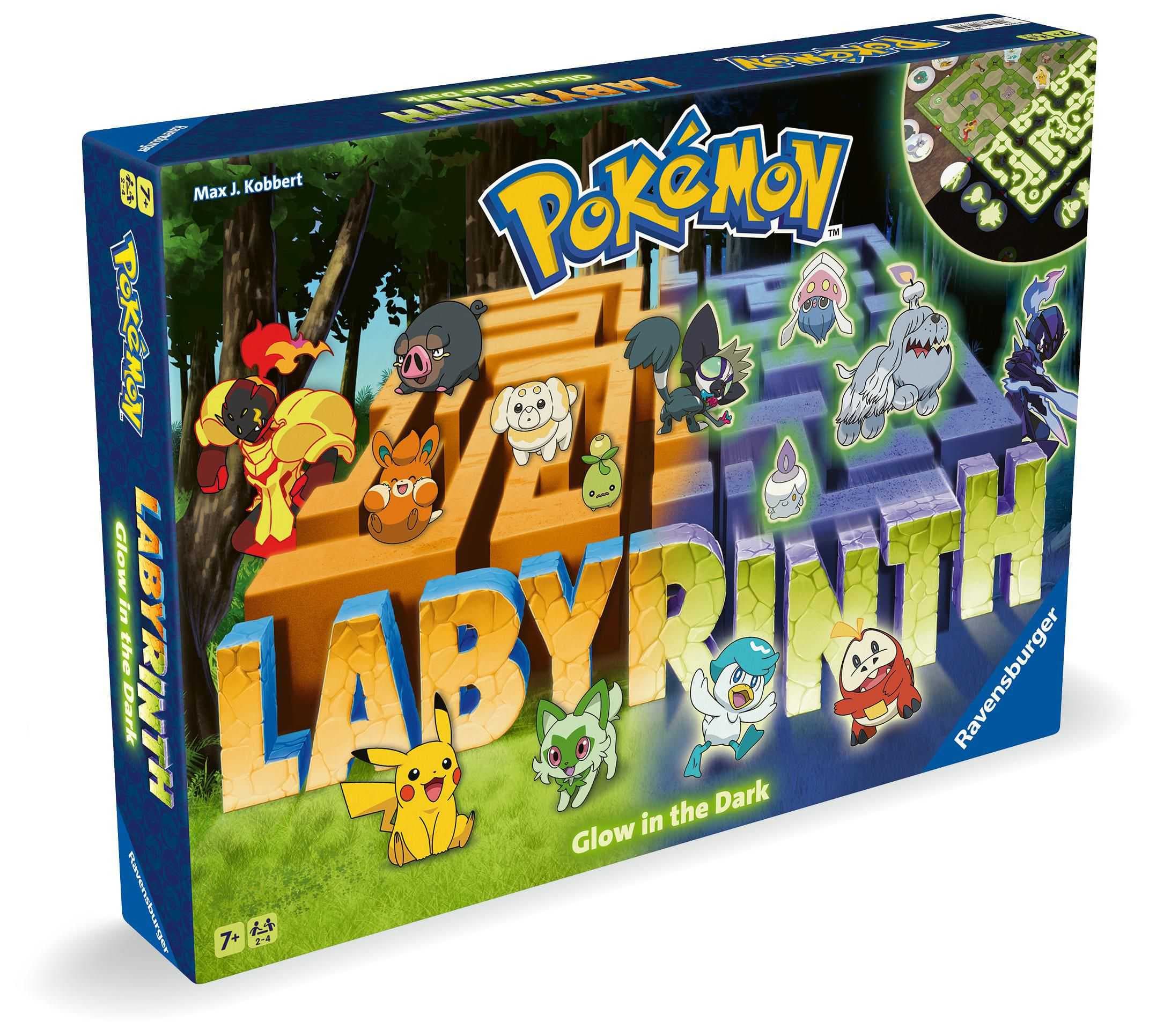 Ravensburger Hry 228393 Labyrinth Pokémon Noční edice