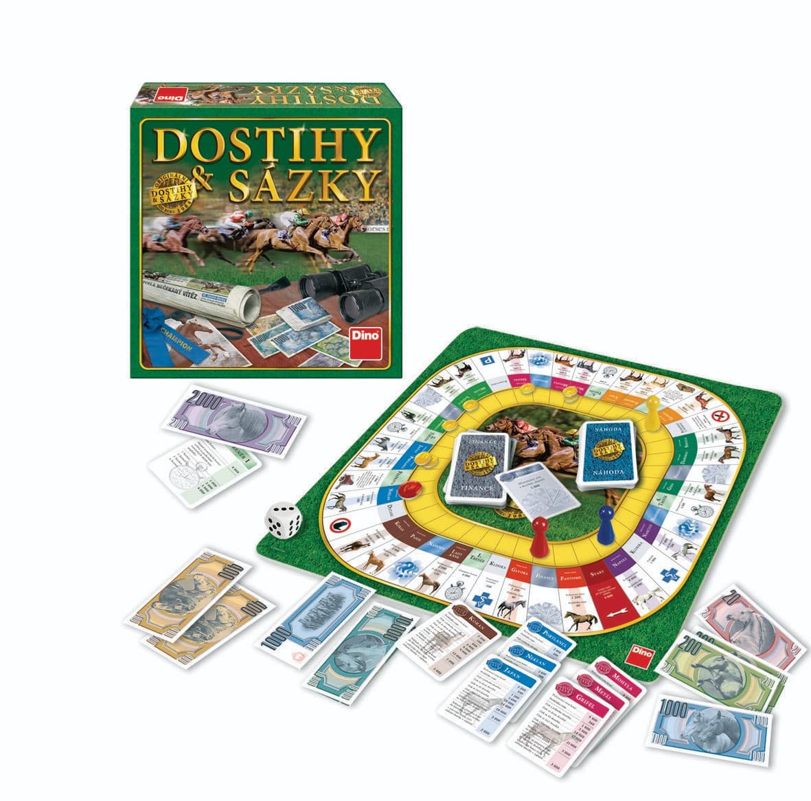 Dino Dostihy a sázky - rodinná hra