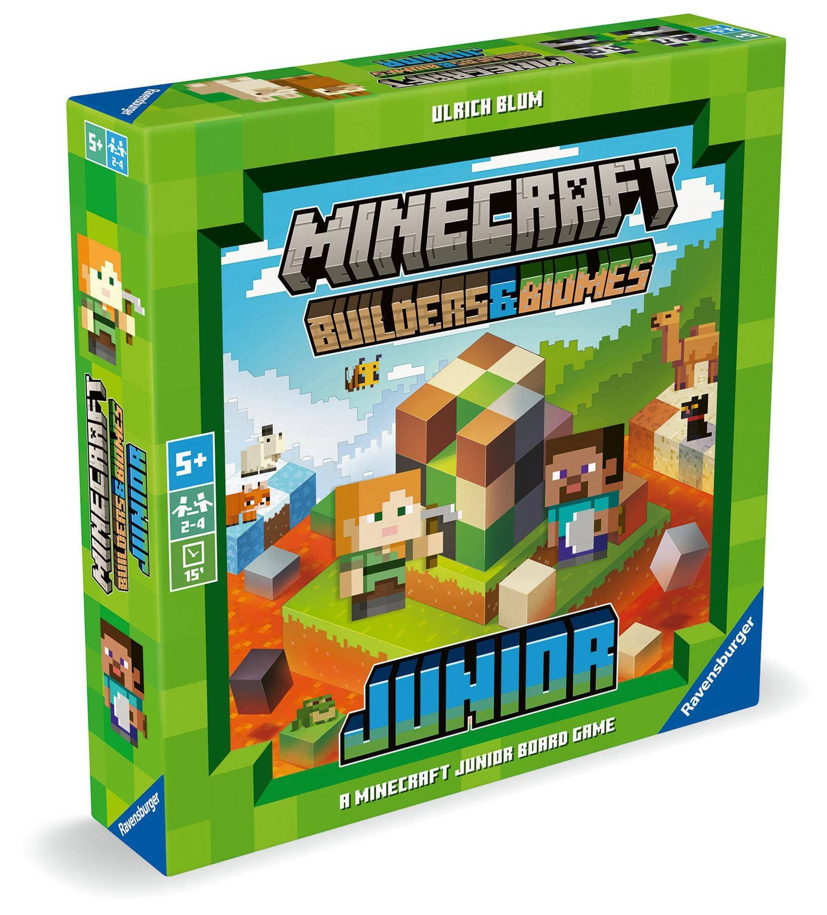 Ravensburger Hry 246885 Minecraft: Builders & Biomes Junior