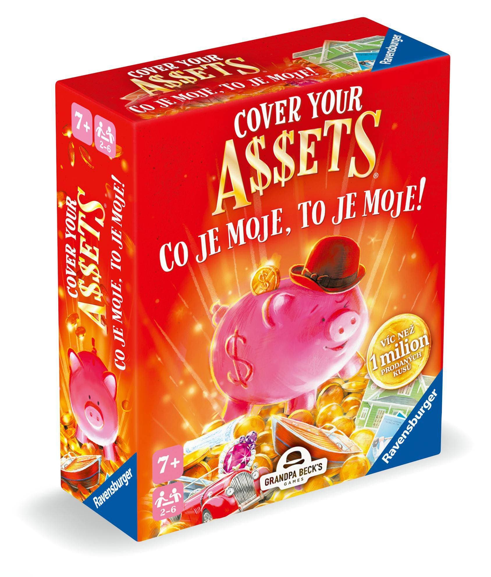 Ravensburger Hry 227907 Cover Your Assets: Co je moje, to je moje!