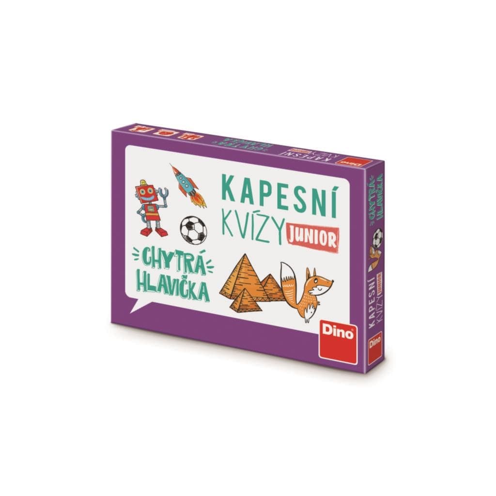Dino Kapesní kvízy Junior Chytrá hlavička