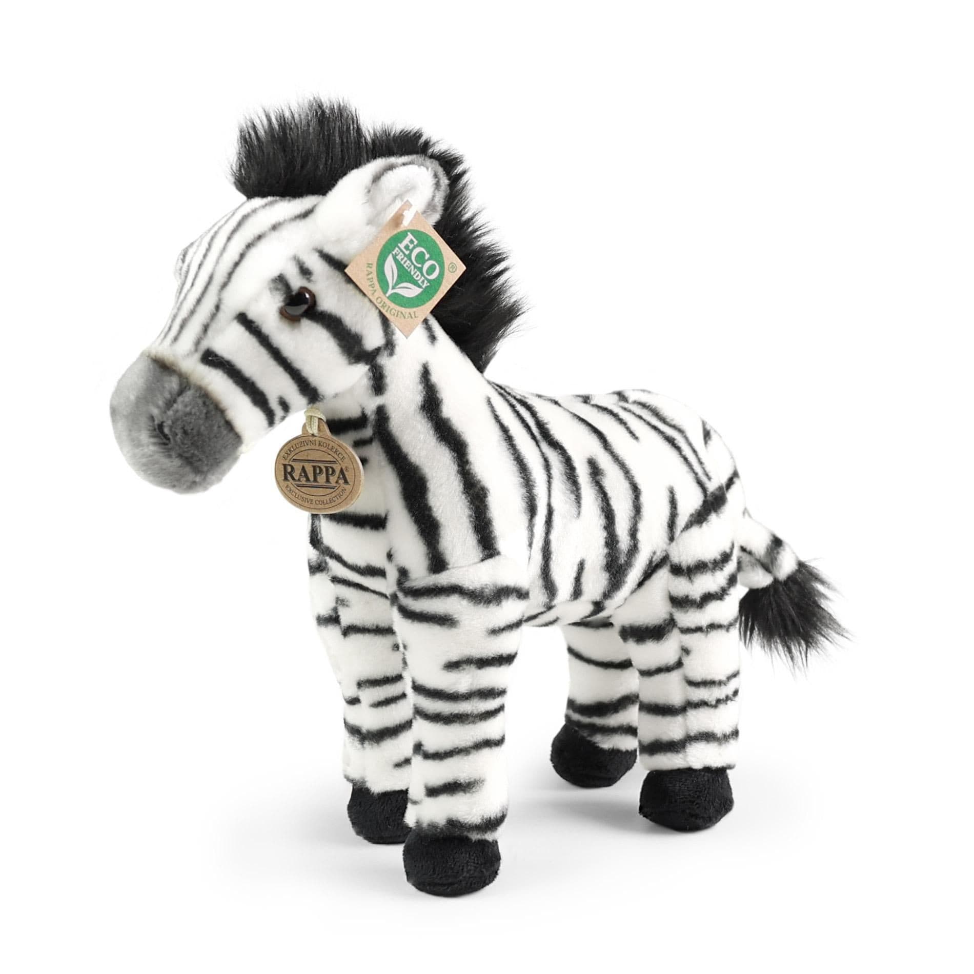 Rappa Plyšová zebra stojící 30 cm ECO-Friendly