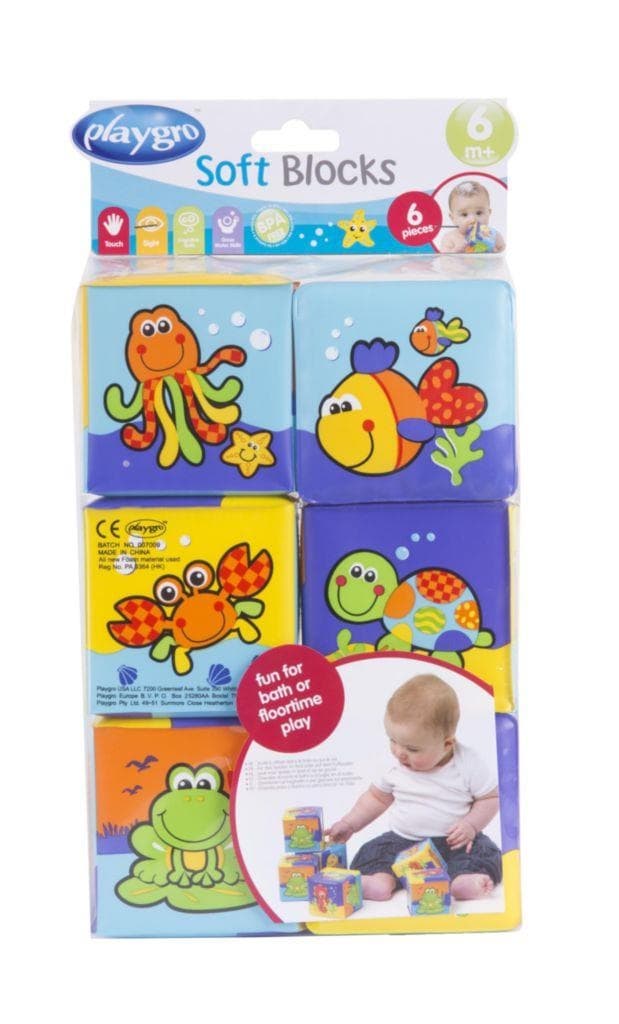 Playgro Měkké pěnové kostky