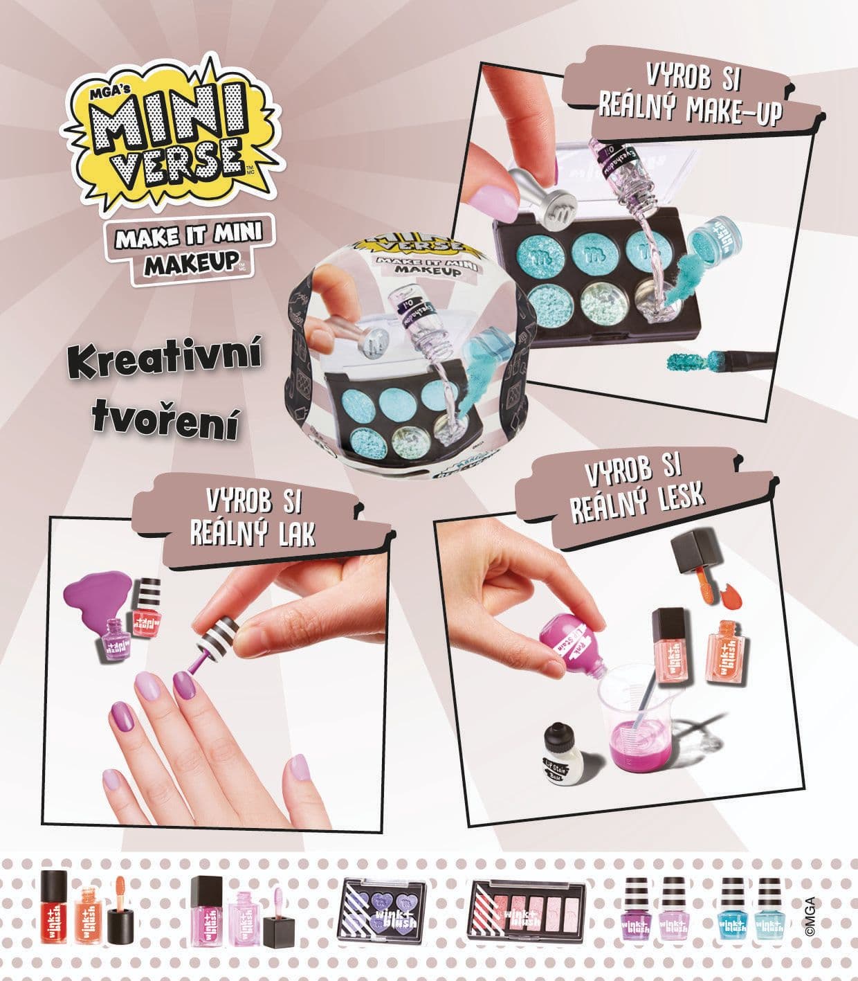Miniverse - Make It Mini Make up, série 1, více motivů