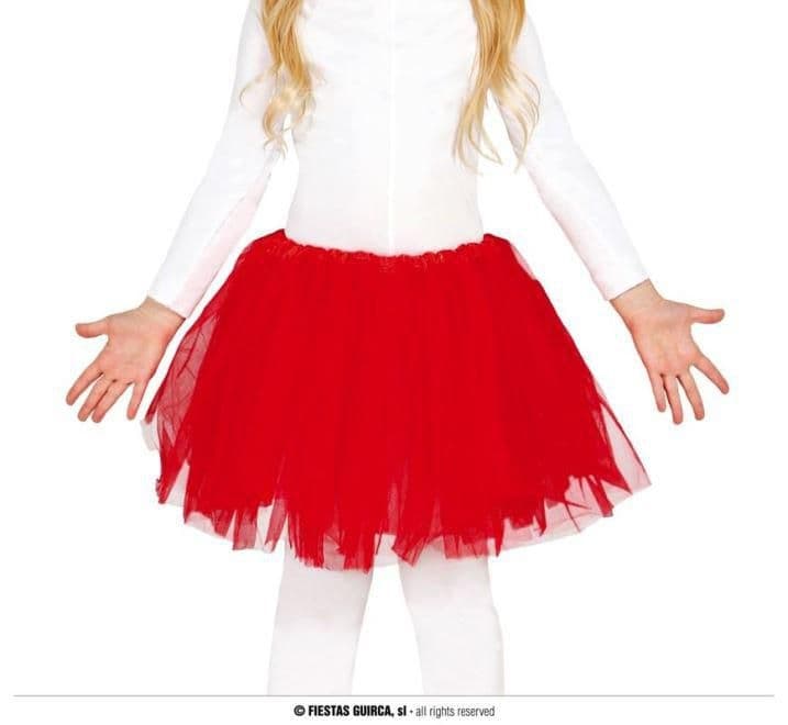 GUIRCA Dětská červená sukně TUTU 31cm