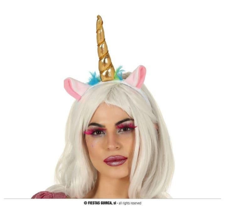 GUIRCA Čelenka Jednorožec /Unicorn - zlatá