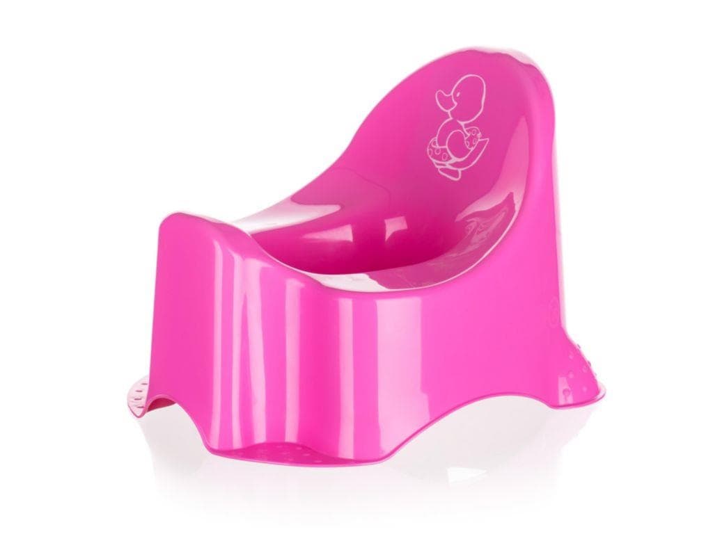 Nočník 30x25x22cm DUCK růžový