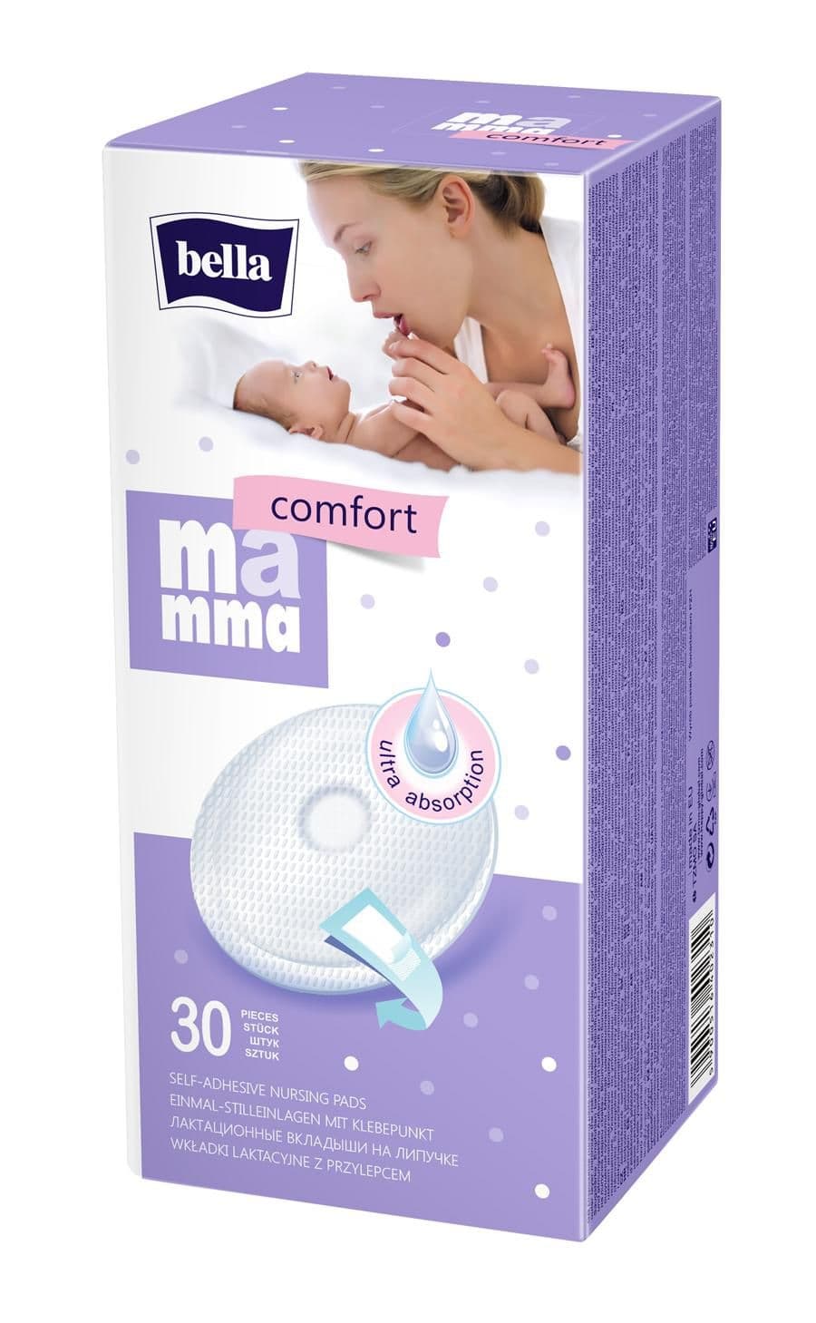 Bella Mamma Comfort Jednorázové samolepící prsní vložky 30ks