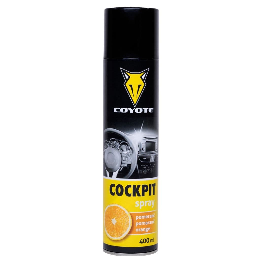 Sprej cockpit pomeranč Coyote 400 ml