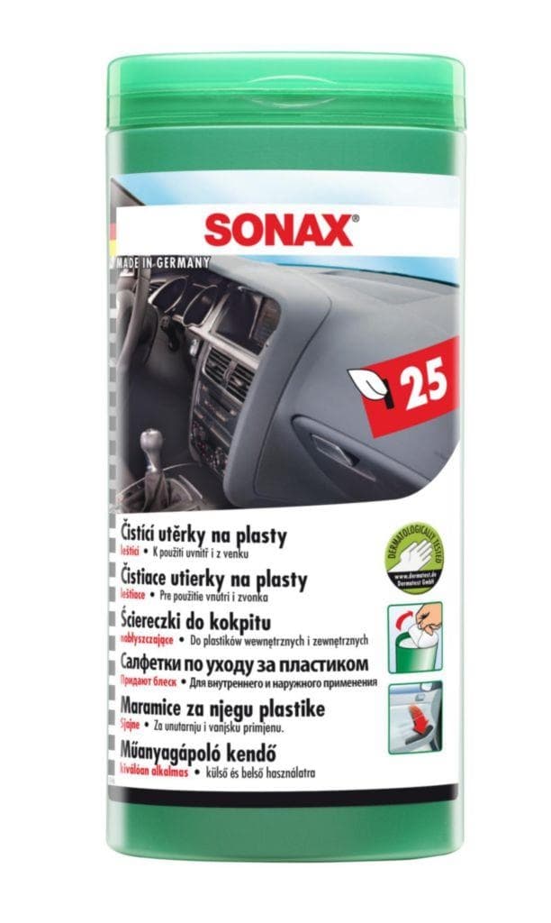 Sonax čistící utěrky na plasty 25 ks