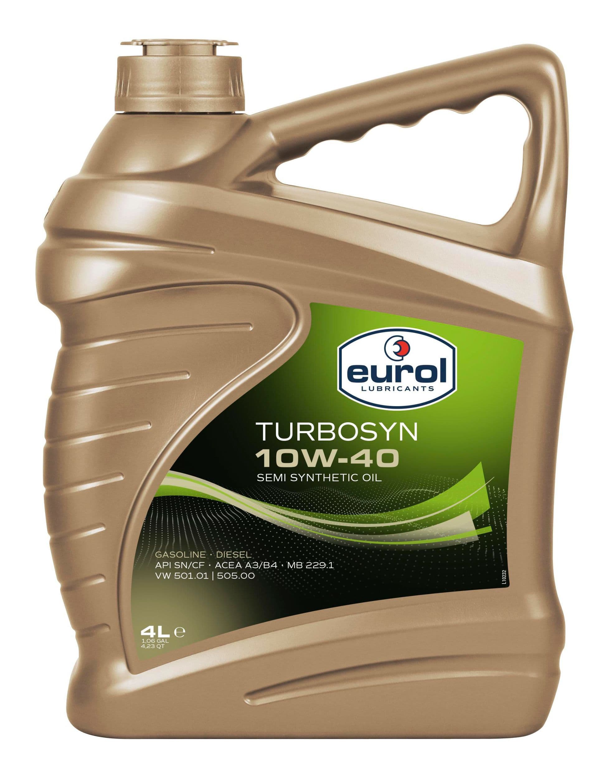 Eurol Turbosyn 10W-40 A3/B4 4 l