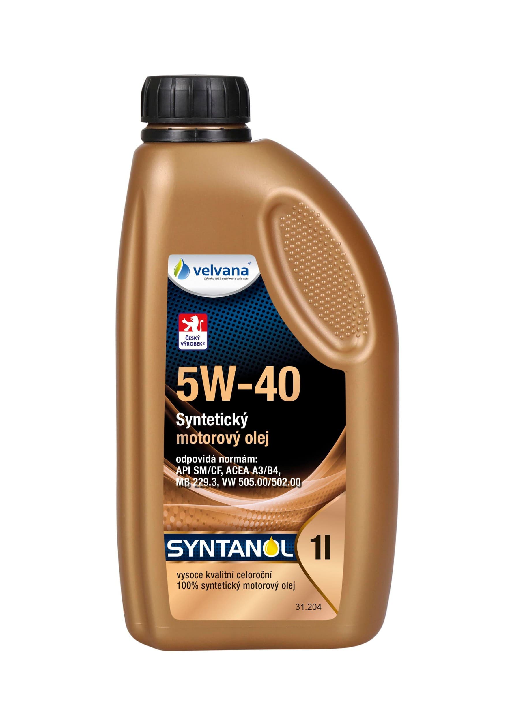 Velvana syntanol 5W-40 Millenium synth 1 l