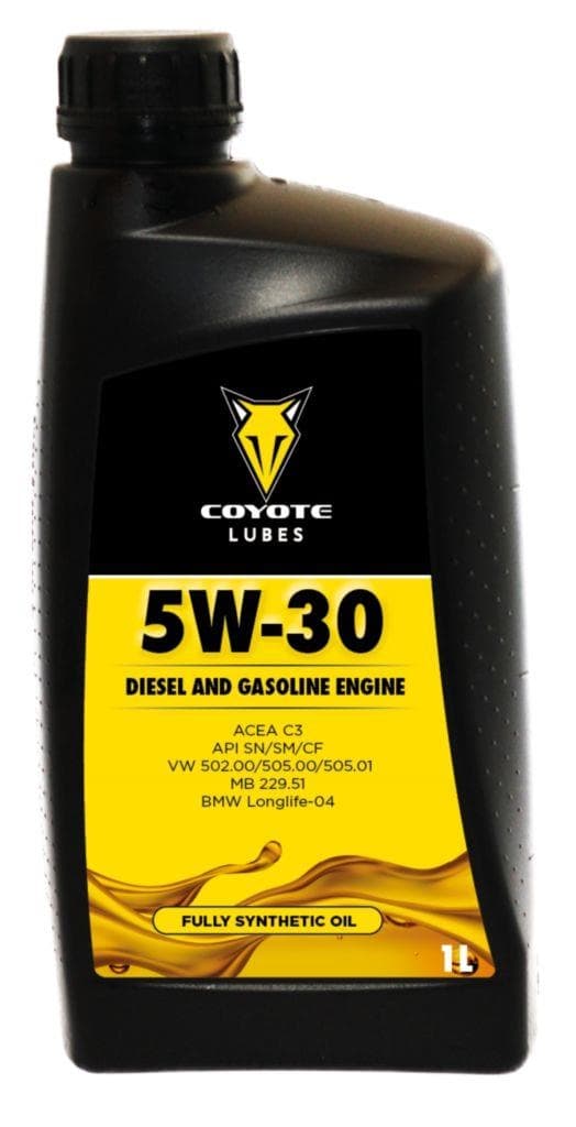 Motorový olej Coyote Lubes 5W-30