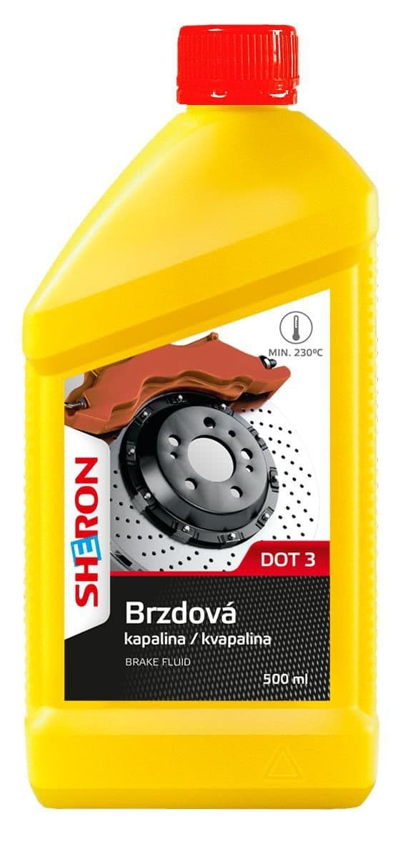 Brzdová kapalina Sheron DOT3 500 ml