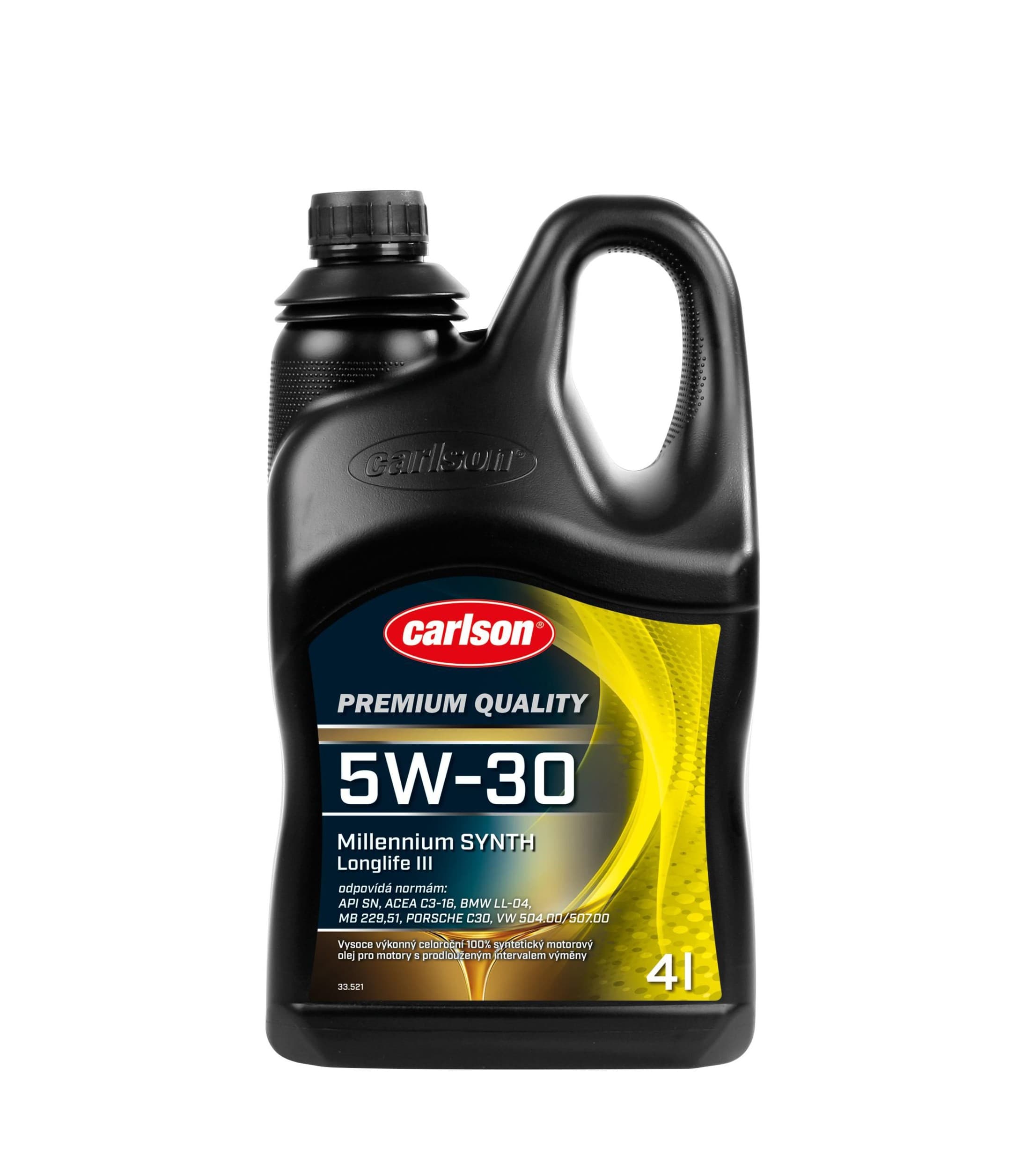 MO CARLSON SYNTH III LONG LIFE 5W-30 4L