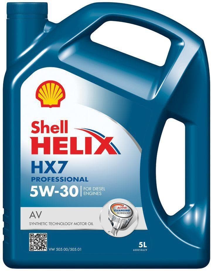 Motorový olej Shell Helix HX7 Professional AV 5W-30 3* 5l