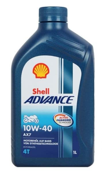 Shell Advance 4T AX7 10W-40_12*1l