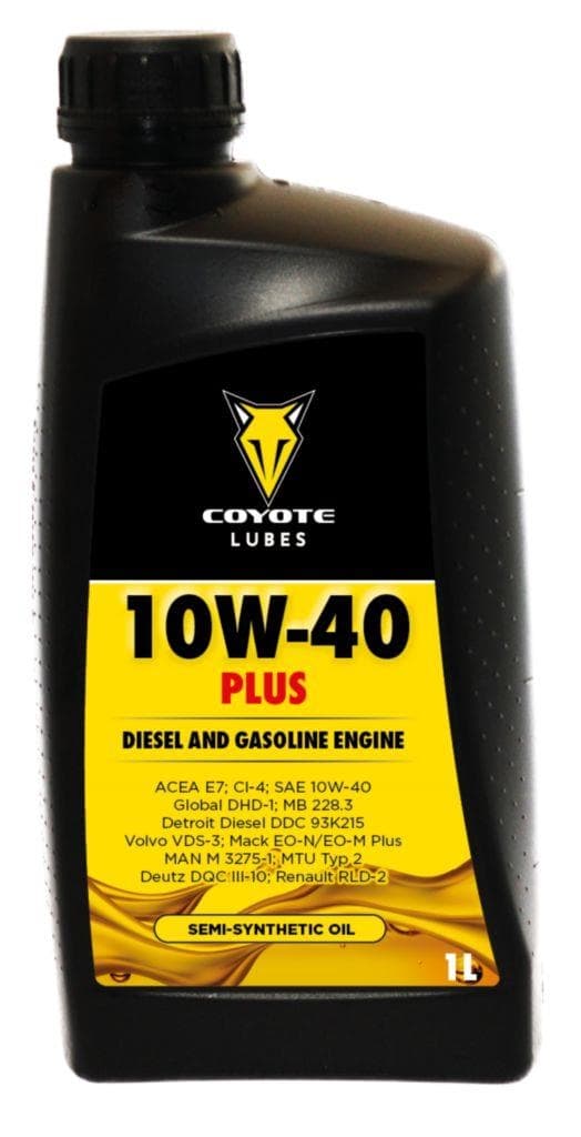 Motorový olej Coyote Lubes 10W-40 Plus