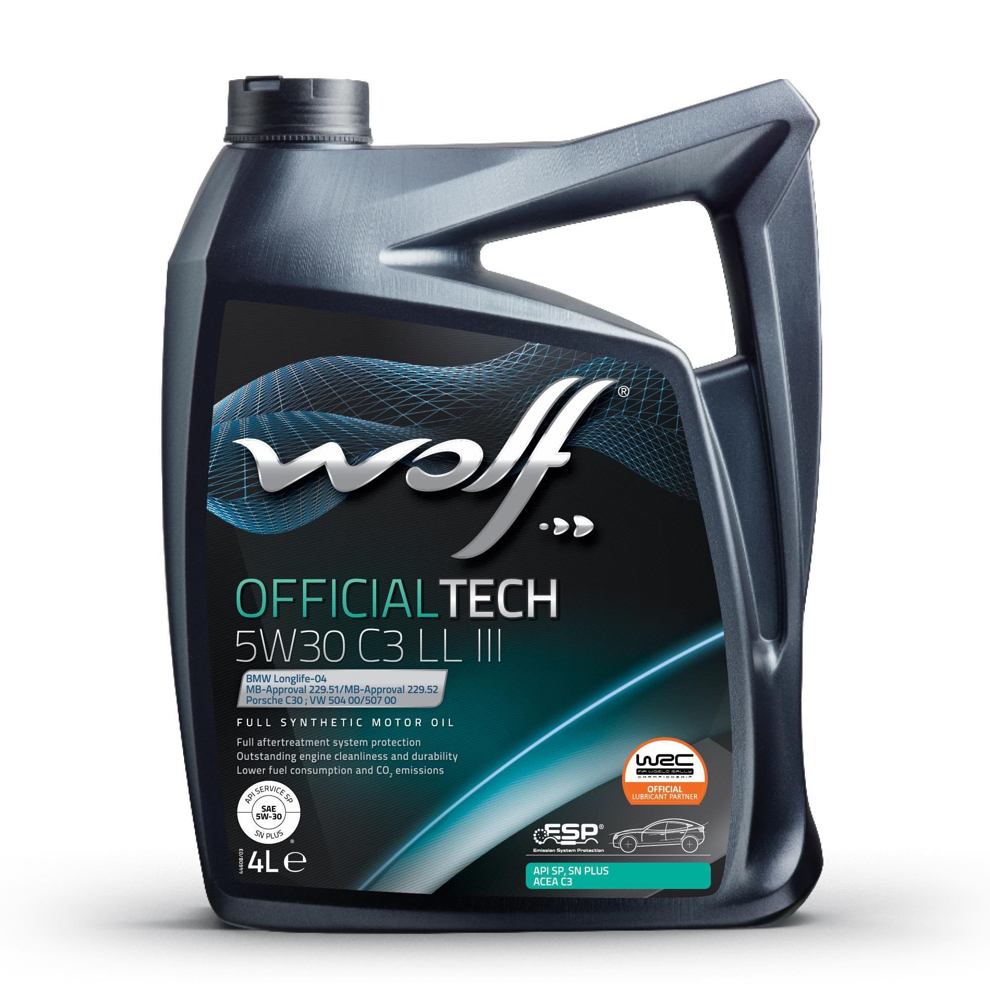 Wolf Motorový olej Officialtech 5W30 C3 LL III 4 l